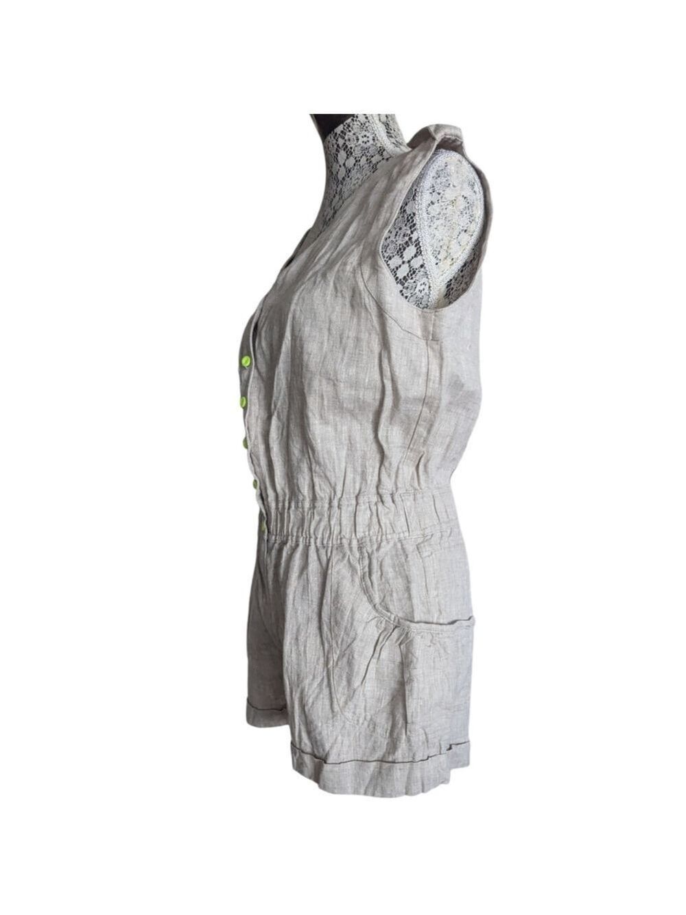 Linen Romper - Picture 5 of 9
